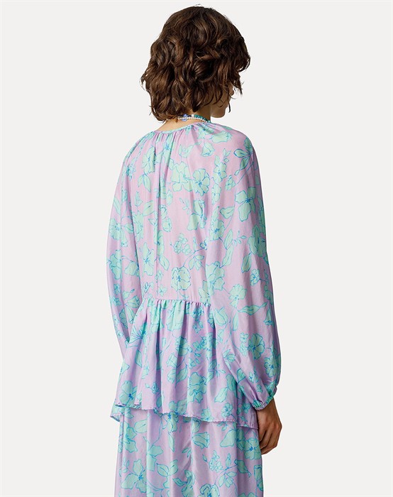 TRUE COLORS PRINT HABOTAI SILK