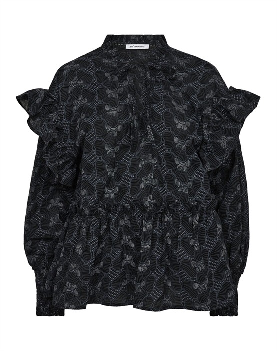 Co'couture - Alana Frill Bluse - byKalstrup.dk