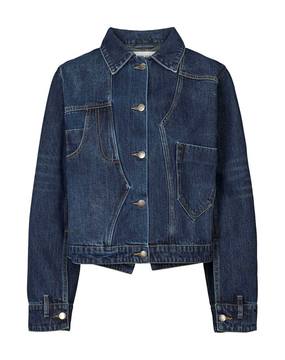 Rabens Saloner - Janny Blå Jakke - Washed Blå - byKalstrup.dk