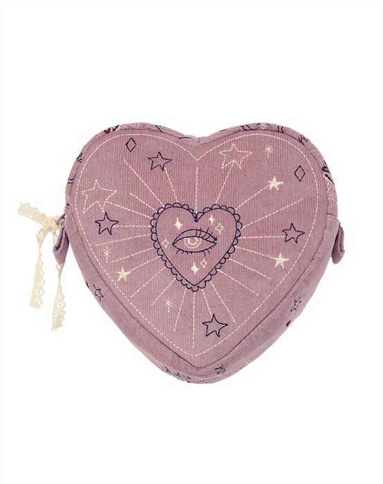 Nailberry - Heart Makeup Taske - Purple Magic Heart - byKalstrup.dk