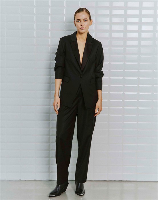 WithSort - Adele Wbl TailoRød Tuxedo Bukser - Sort - L - byKalstrup.dk