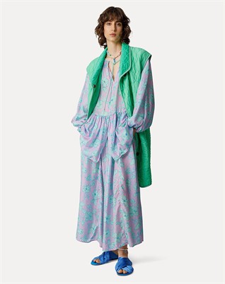 "True Colors" Habotai Silk Kjole