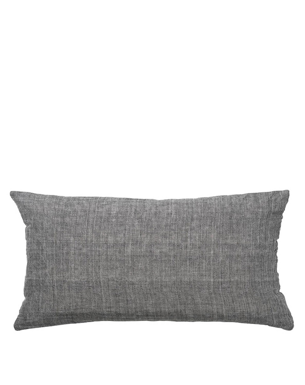 Linen Mini Gable Pude - Mocca - 45 x 70 Cm