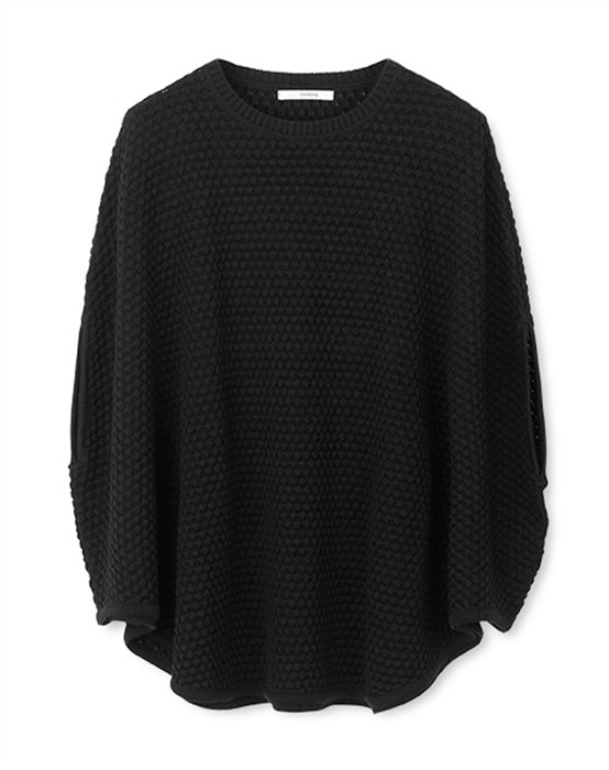 Sibin Linnebjerg - Adi Poncho - Sort - byKalstrup.dk