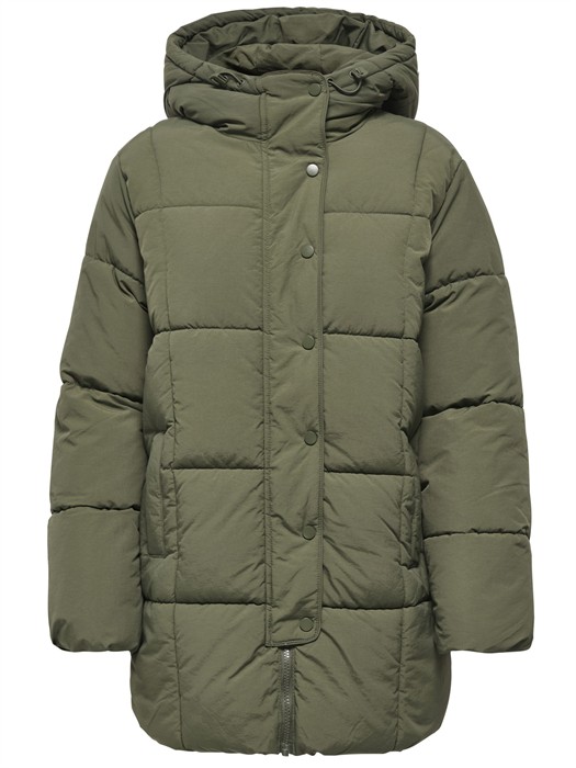 Jdywonder Lang Hood Puffer Jakke - byKalstrup.dk