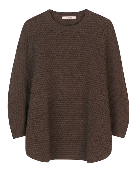Sibin Linnebjerg - Adi Poncho - Brun - Xs - byKalstrup.dk