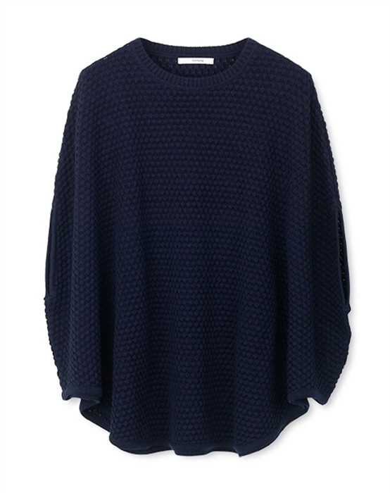 Sibin Linnebjerg - Adi Poncho - Navy - Xs - byKalstrup.dk