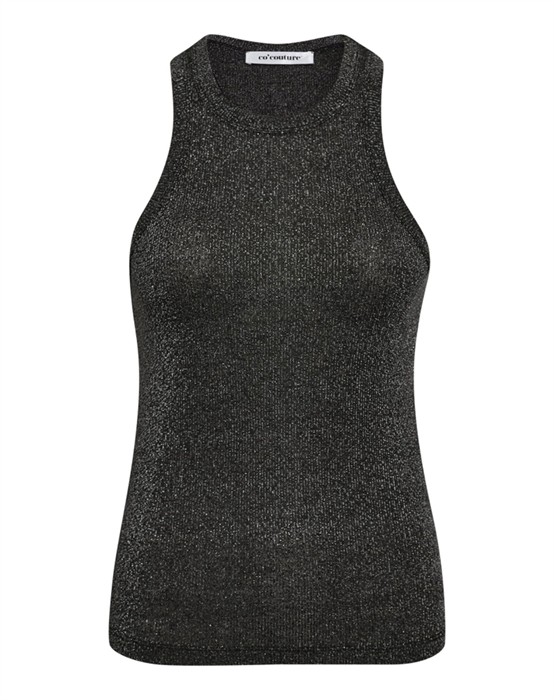 Co'couture - Beige Cc Glimmerfarvet Tank Top - byKalstrup.dk