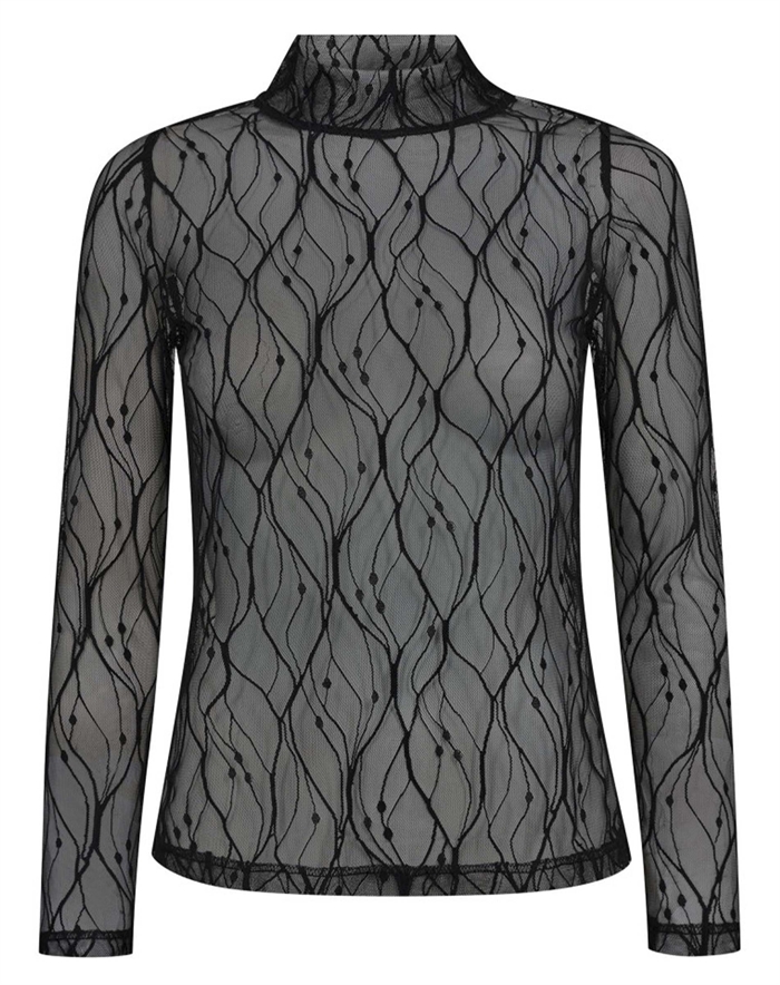Co'couture - Mercy Cc Mest Turtleneck Bluse - Sort - byKalstrup.dk