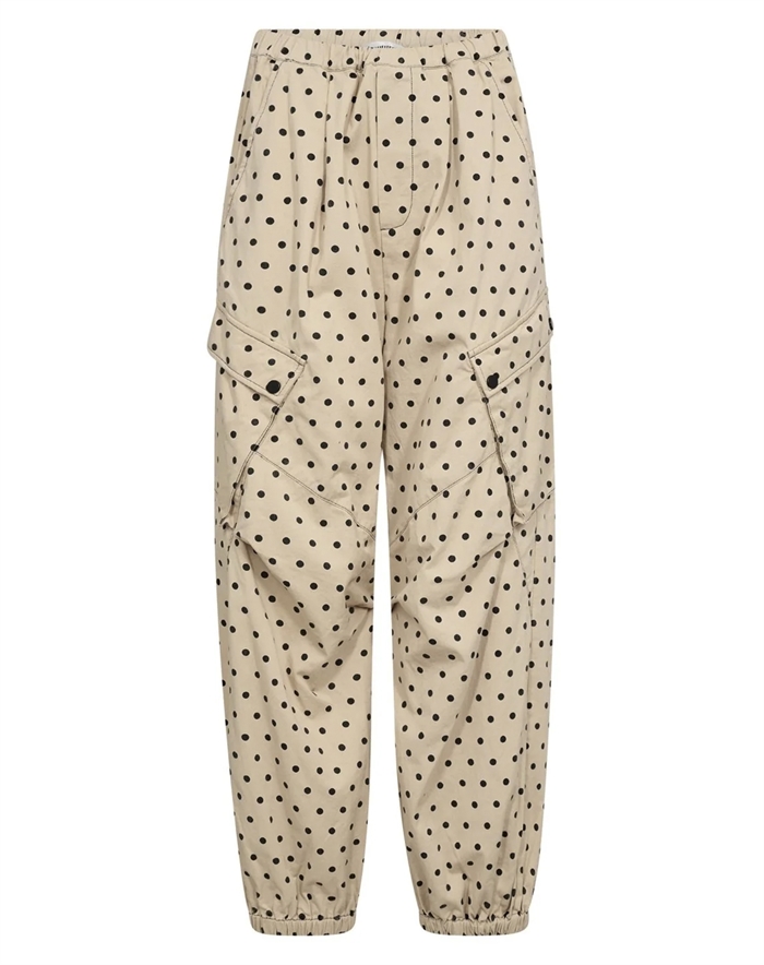 Co'couture - Diddi Cc Cargo Prikket Bukser - Bone - byKalstrup.dk