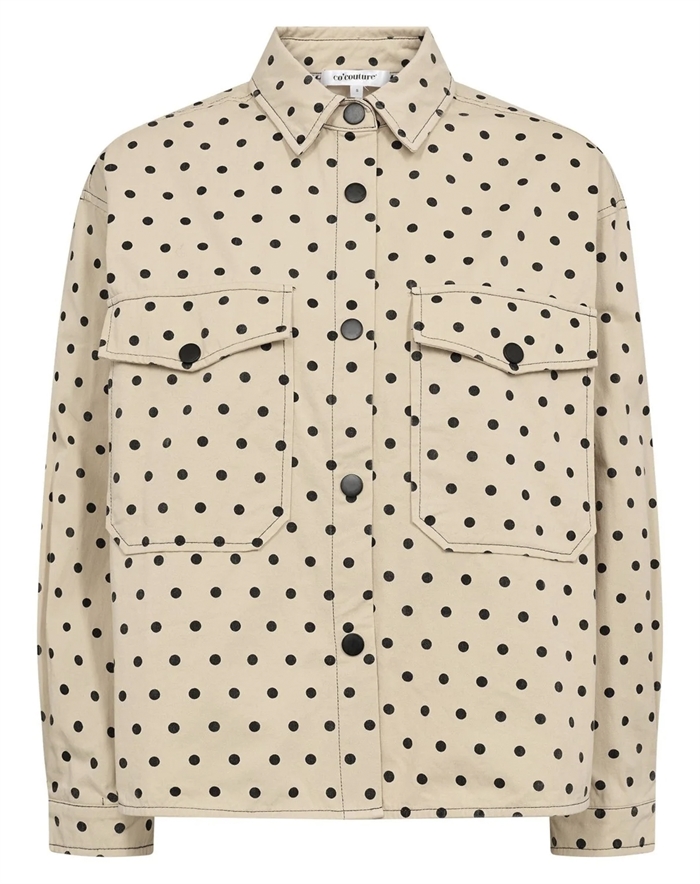 Co'couture - Diddi Cc Prikket Bluse - Bone - byKalstrup.dk