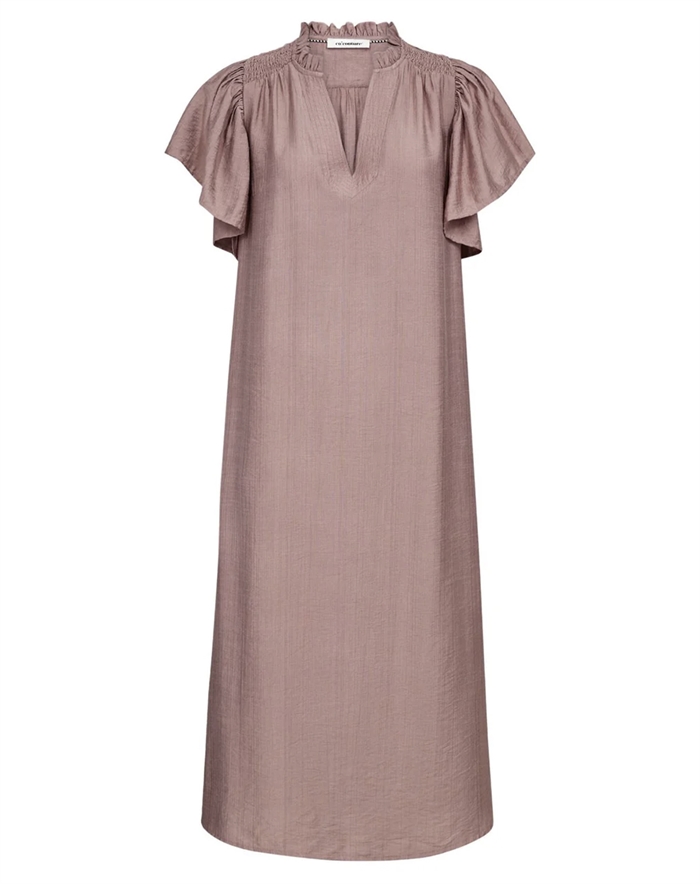 Co'couture - Hera Cc Frill Kjole - Old Rosa - Xl - byKalstrup.dk
