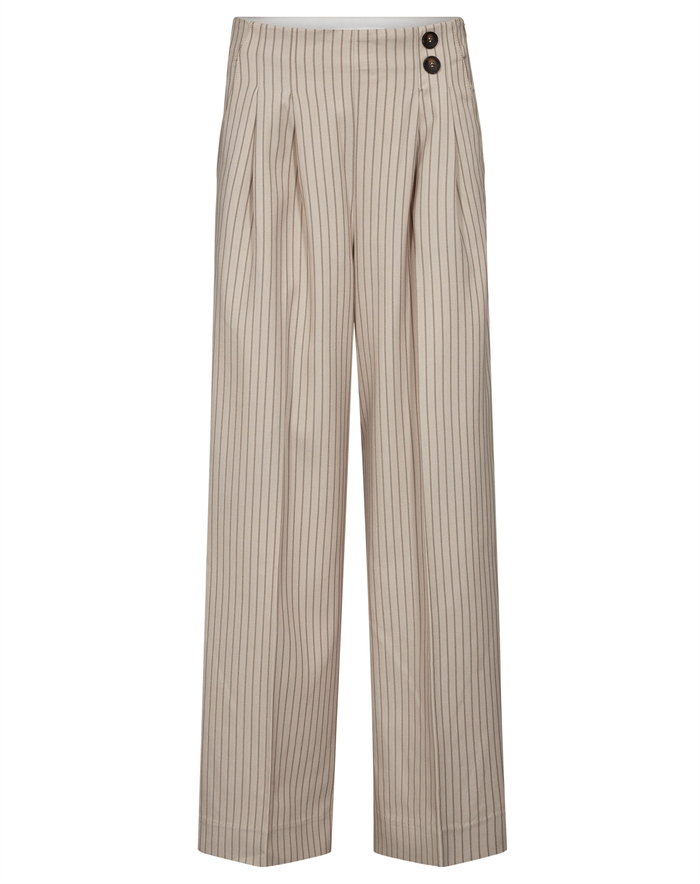 Co'couture - Salvie Cc Pleat Bukser - Bone - byKalstrup.dk