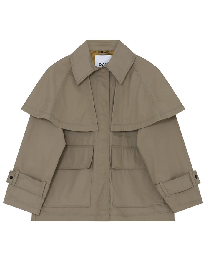 Day Birger Et Mikkelsen - Amira Heavy Cotton Jakke - Chinchilla - byKalstrup.dk