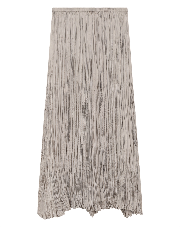 Day Birger Et Mikkelsen - Tyra Crinkled Surface Nederdel - Cobblestone - 34 - byKalstrup.dk