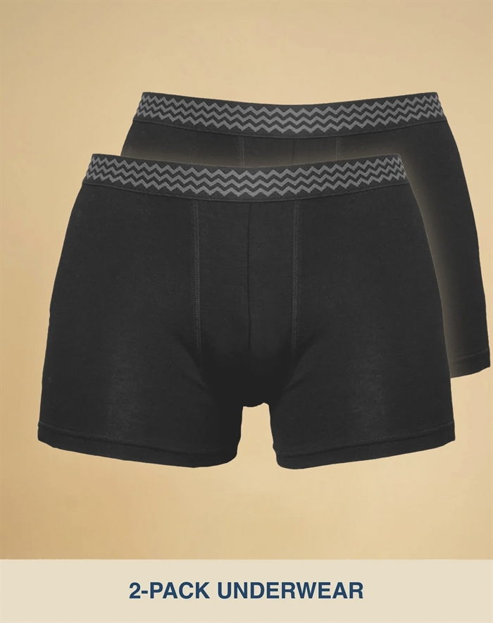 Elsk - Micromodal Underwear 's 2-pack Boxers - Sort - byKalstrup.dk