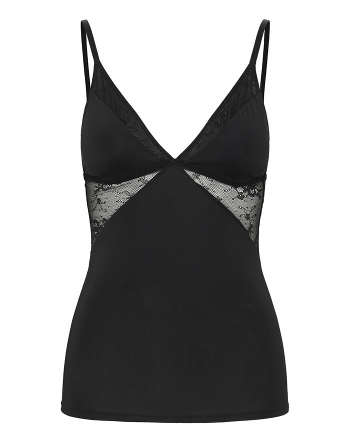 Gestuz - Gzcami Lace Top - Sort - byKalstrup.dk
