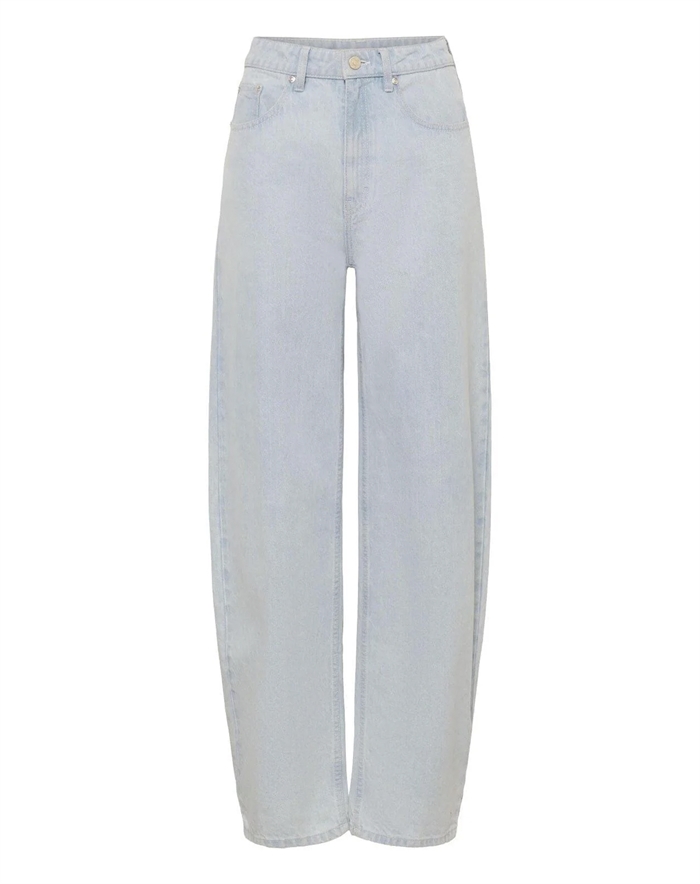 Gestuz - Gzparwana Barrel Jeans - Vintage Light Blå - 25 - byKalstrup.dk