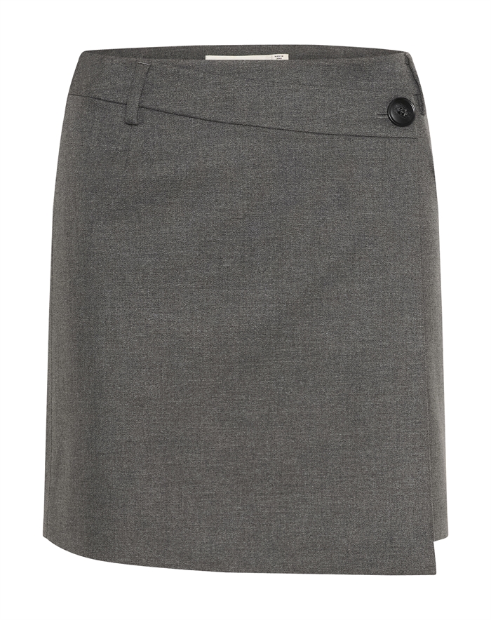 Gestuz - Paula Gz Melange Wrap Nederdel - 36 - byKalstrup.dk