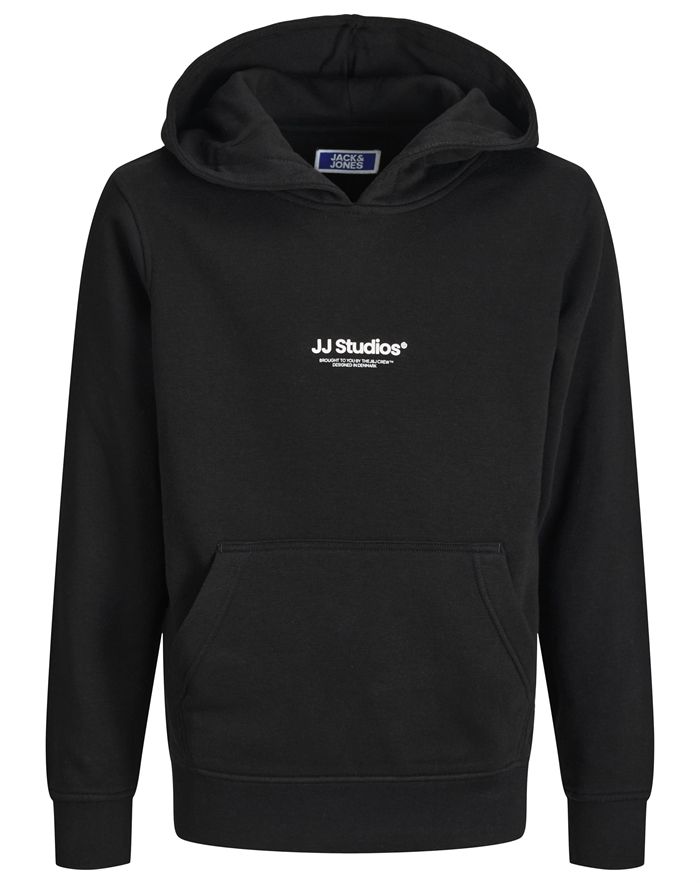 Jack & Jones Junior - Jjesoho Sweat Hoodie - Sort - byKalstrup.dk