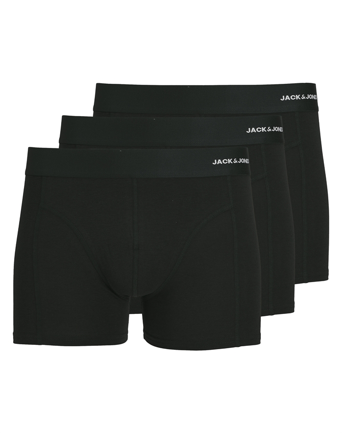 Jack & Jones - Jacbasic Bamboo Trunks 3 Pack - Sort - byKalstrup.dk