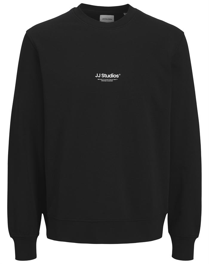 Jack & Jones - Jjesoho Sweat Crew Neck Sweatshirt - Sort - Xl - byKalstrup.dk