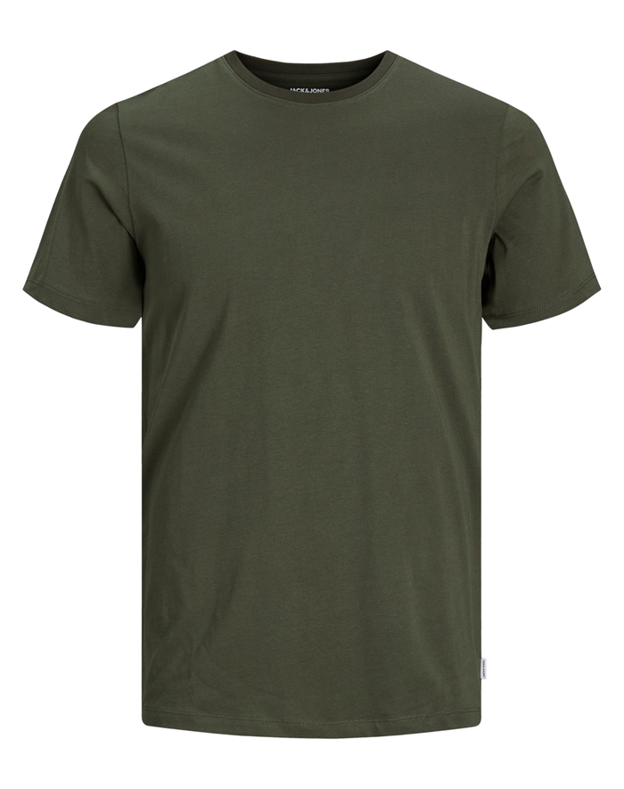 Jack & Jones - Jack&Jones - Jjeorganic Basic T-shirt - Army Grøn Night - byKalstrup.dk