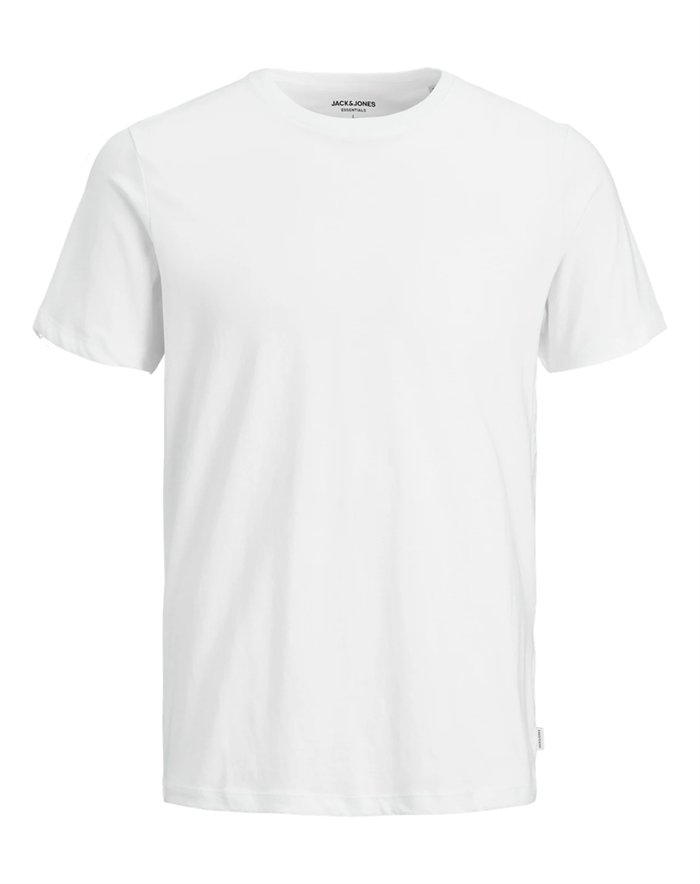 Jack & Jones - Jack&Jones - Jjeorganic Basic T-shirt - Hvid - byKalstrup.dk