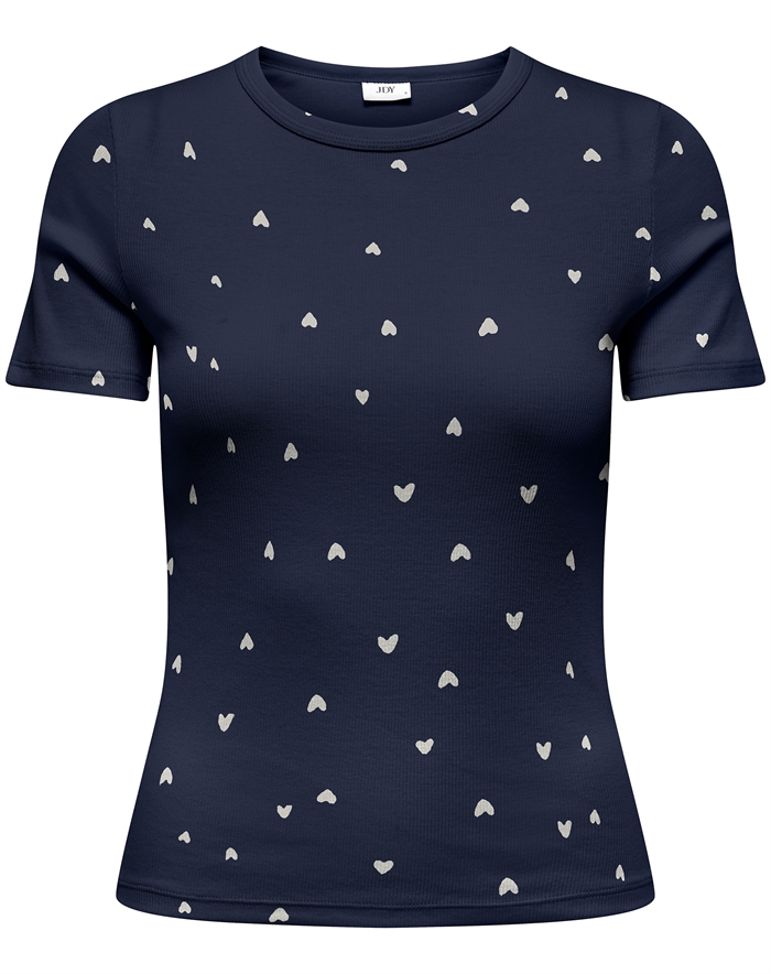 Jdy - Jdylucky O-neck T-shirt - Sort Iris - byKalstrup.dk