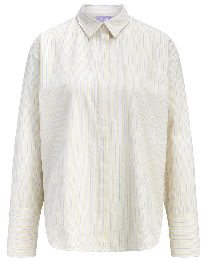 Jjxx - Jxcaro Poplin Skjorte - Sunlight/Stribetd - byKalstrup.dk