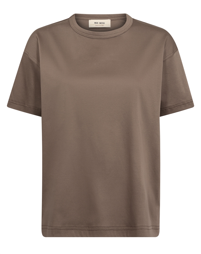 Mos Mosh - Mmaina T-shirt - Brun Quartz - Xl - byKalstrup.dk