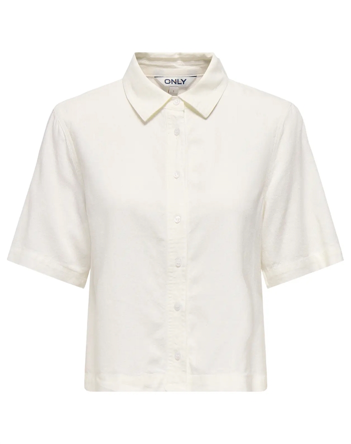 Only - Onlgoa Linen Skjorte - Hvid - byKalstrup.dk
