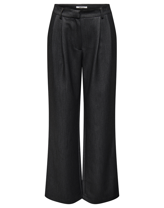 Only - Onlhattie Hw Pleat Bukser - Sort - byKalstrup.dk