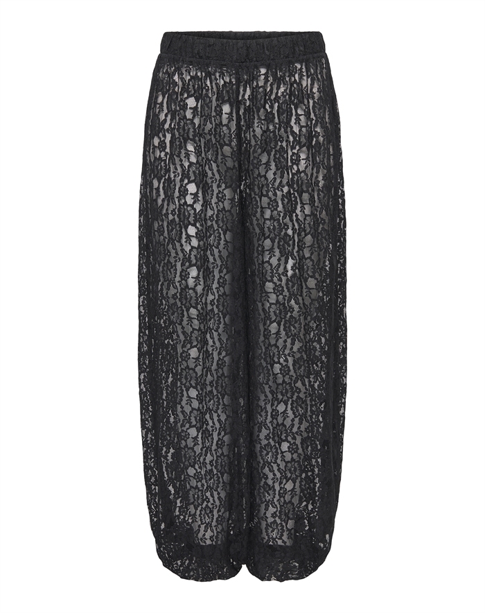 Only - Onlbea Lace Ballon Bukser - Sort - byKalstrup.dk