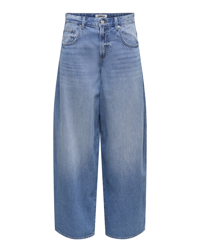 Only - Onltaylor Barrel Jeans - Medium Blå Blå - byKalstrup.dk