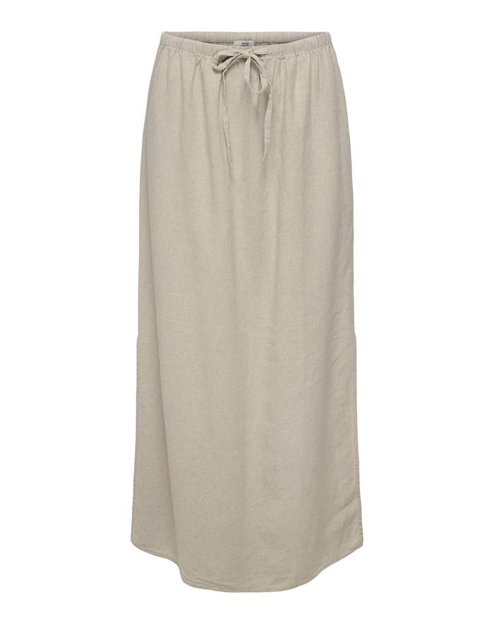 Jdy - Jdysay Maxi Slit Nederdel - Oatmeal/melange - byKalstrup.dk