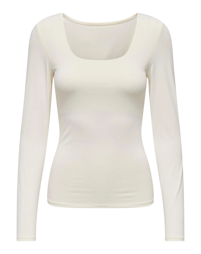 Ea 2-way Deep Neck T-shirt - Only - byKalstrup.dk