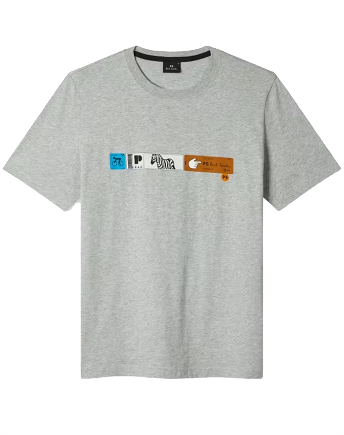 Paul Smith - Fit T-shirt - Grå - byKalstrup.dk