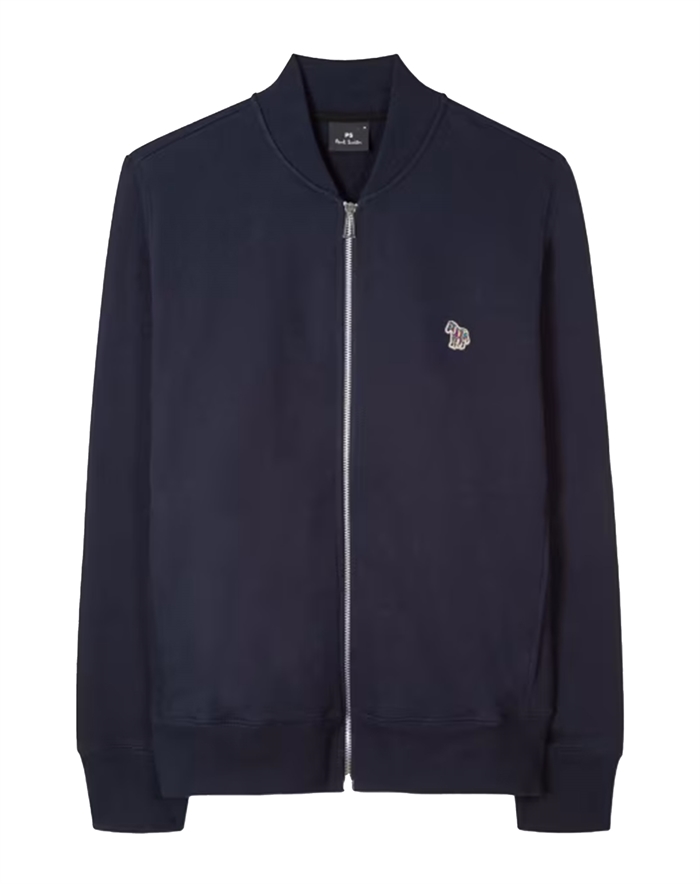Paul Smith - Fit Zip Bomber Sweater - Navy - byKalstrup.dk