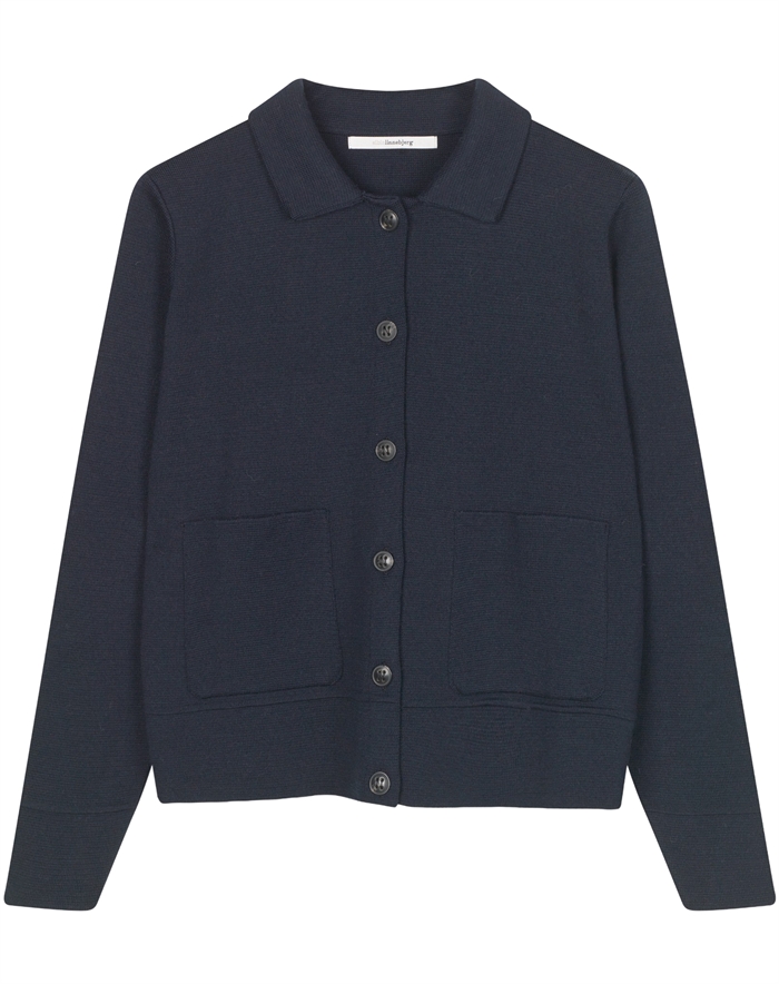 Sibin Linnebjerg - Kaja Cardigan - Navy - byKalstrup.dk