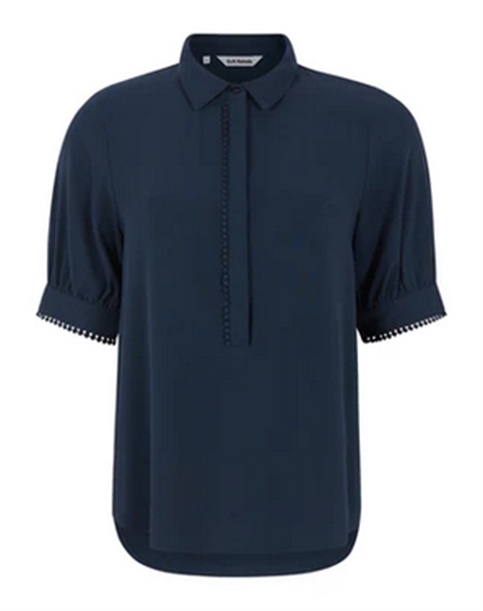 Soft Rebels - Srebba Mayson Bluse - Mørkeblå - byKalstrup.dk
