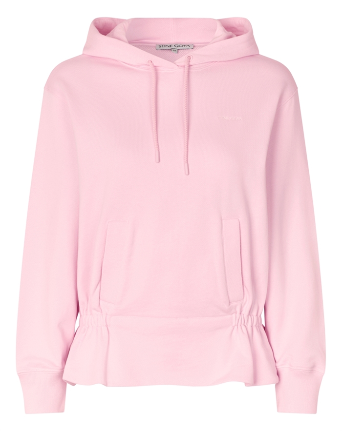 Stine Goya - Cinched Waist Sweatshirt - Muted Blush - byKalstrup.dk